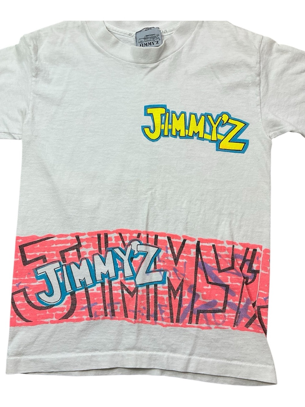 Vintage 80s Jimmy Z surf/skate single stitch Tshirt SZ youth medium USA made